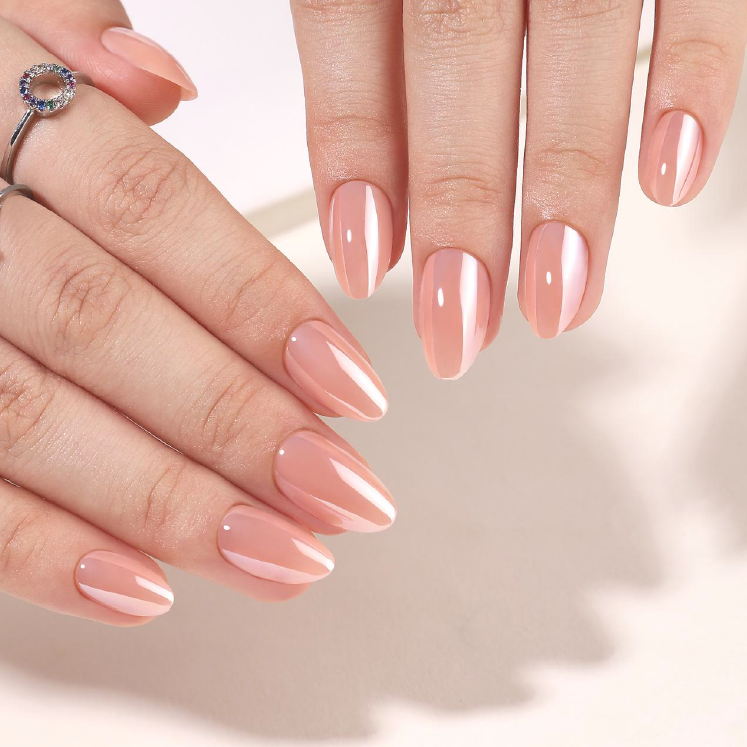Glazed Doughnut Nails